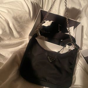 Prada Re-Edition 2005 Re-Nylon Bag, Women, Black